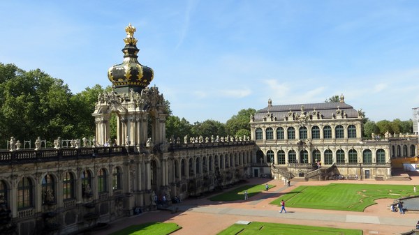 Foto: Kronentor des Zwingers (historisches Bauwerk)